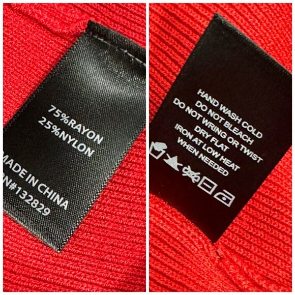 NBD | Revolve NWT $208 Zuri Knit Pants with Ankle Slits in Red Women's Size Sm - Picture 10 of 12